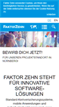 Mobile Screenshot of faktorzehn.de